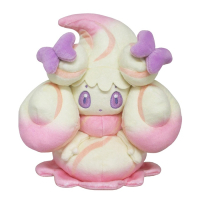 Authentic Pokemon plush Alcremie (Ruby Swirl Ribbon) san-ei +/- 18cm